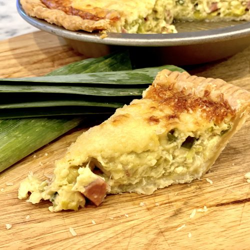 Ham and Leek Quiche My Back Kitchen Recipes