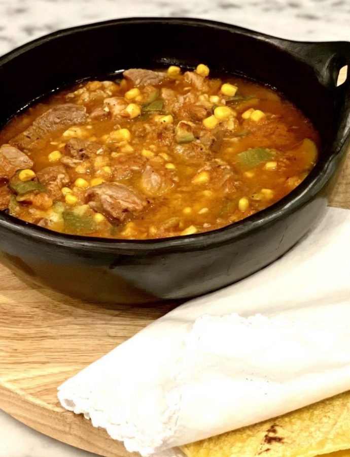 Calabacita con Carne de Puerco (Pork and Zucchini Stew)