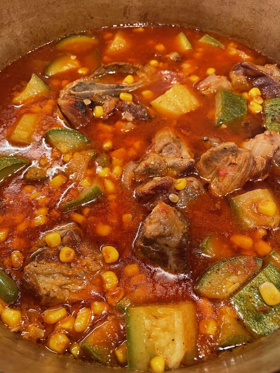 Calabacita Con Carne De Puerco Pork And Zucchini Stew 4827