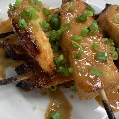 Miso Glazed Sea Bass Skewers My Back Kitchen