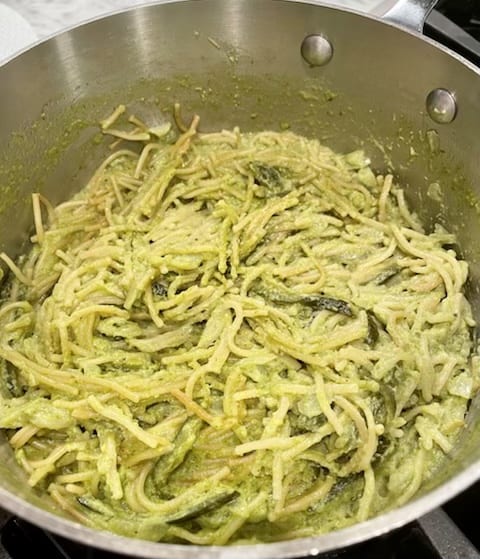 Poblano Fideo (Poblano Pasta)