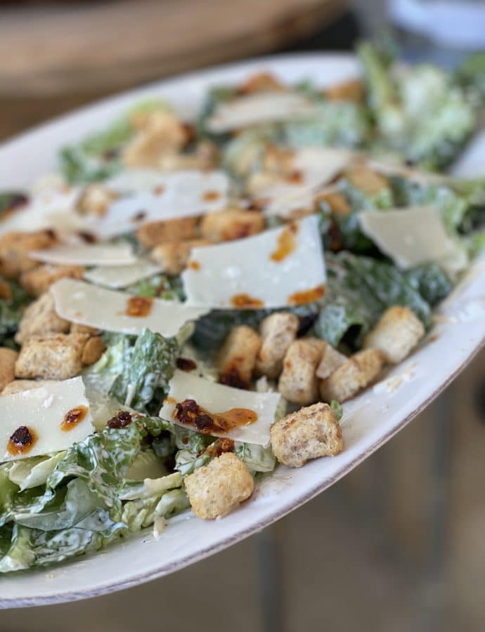 Spicy Caesar Salad